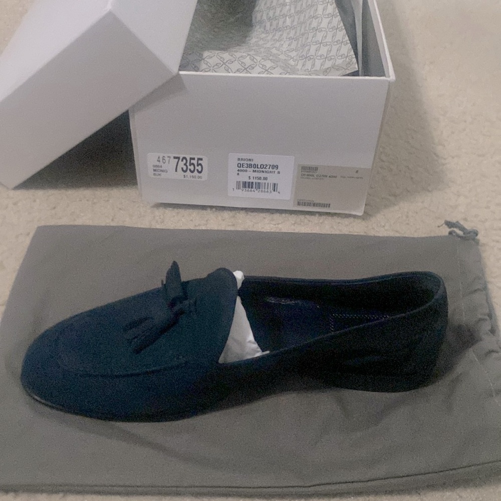 Brioni men’s loafers. Never worn. Brand new